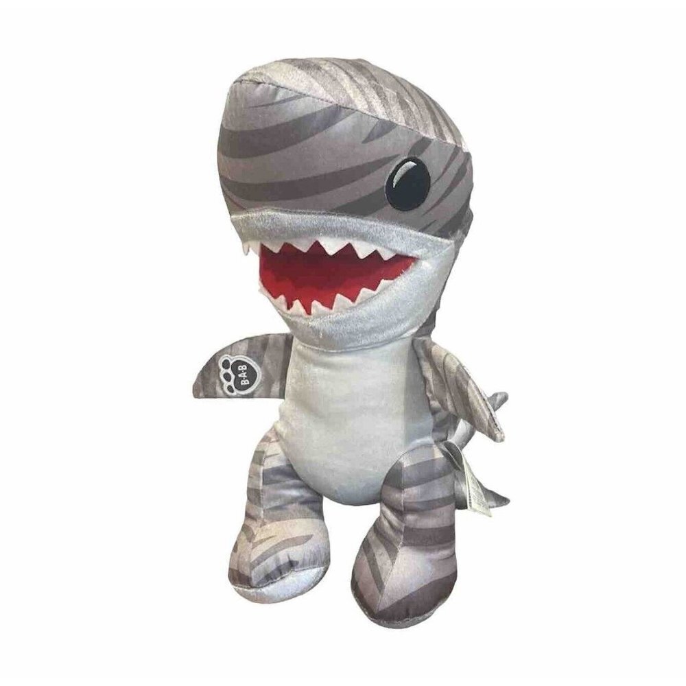 Build-A-Bear Workshop SHARK WEEK 16" Plush Tiger Shark Discovery Channel BAB
